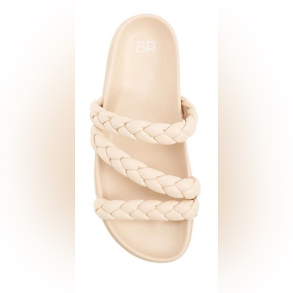 BP Keaton Braided Slide Sandal Beige in 13 - Picture 2 of 10